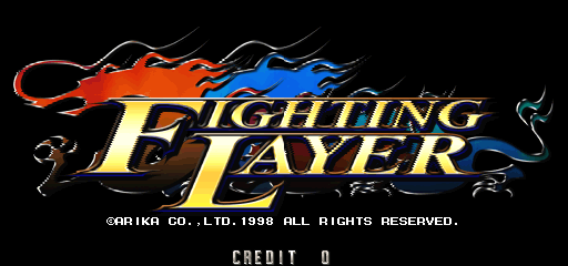Fighting Layer (Japan, FTL1+VER.A) Title Screen